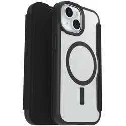 OtterBox React Folio (Apple iPhone 13, Apple iPhone 14, Apple iPhone 15, Apple iPhone 16e, Apple iPhone 17e), Smartphone Hülle, Transparent, Schwarz