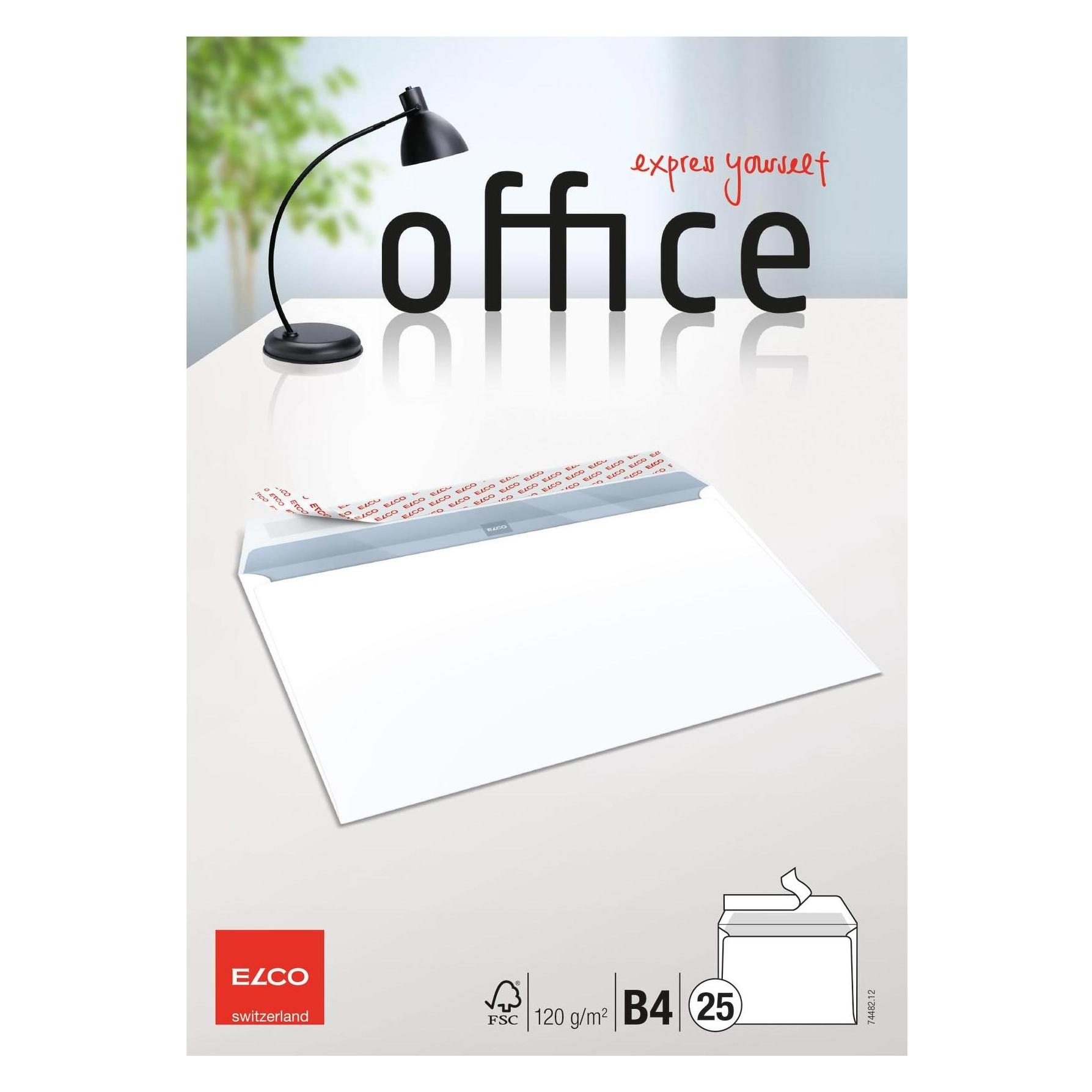Elco Briefumschläge Office in Kleinpackung (B4, 25x) (74482.12)