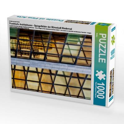Ein Motiv aus dem Kalender Frankfurts Architekturen - Spiegelbilder der Bürostadt Niederrad (Puzzle)