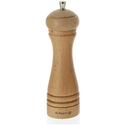 de Buyer Pfeffermühle Holz Rumba 14 cm Hell, Pfeffermühle + Salzmühle, Beige