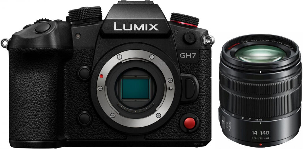 Panasonic Lumix DC-GH7 + Lumix G Vario 14-140mm f3,5-5,6 II OIS