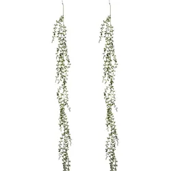 CREATIV green künstliche Pflanze Zederngirlande, 190cm, grün, 2er Set