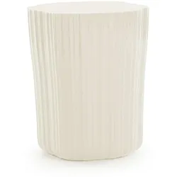Corteza Couchtisch Freiform 48 Elfenbein ca Ø38