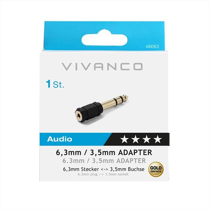 SBS Adattatore Audio Vvajackad35f63mg-nero