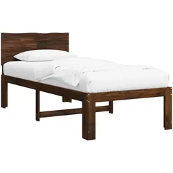 vidaXL, Bett, Bettgestell Holz (100 x 200 cm)