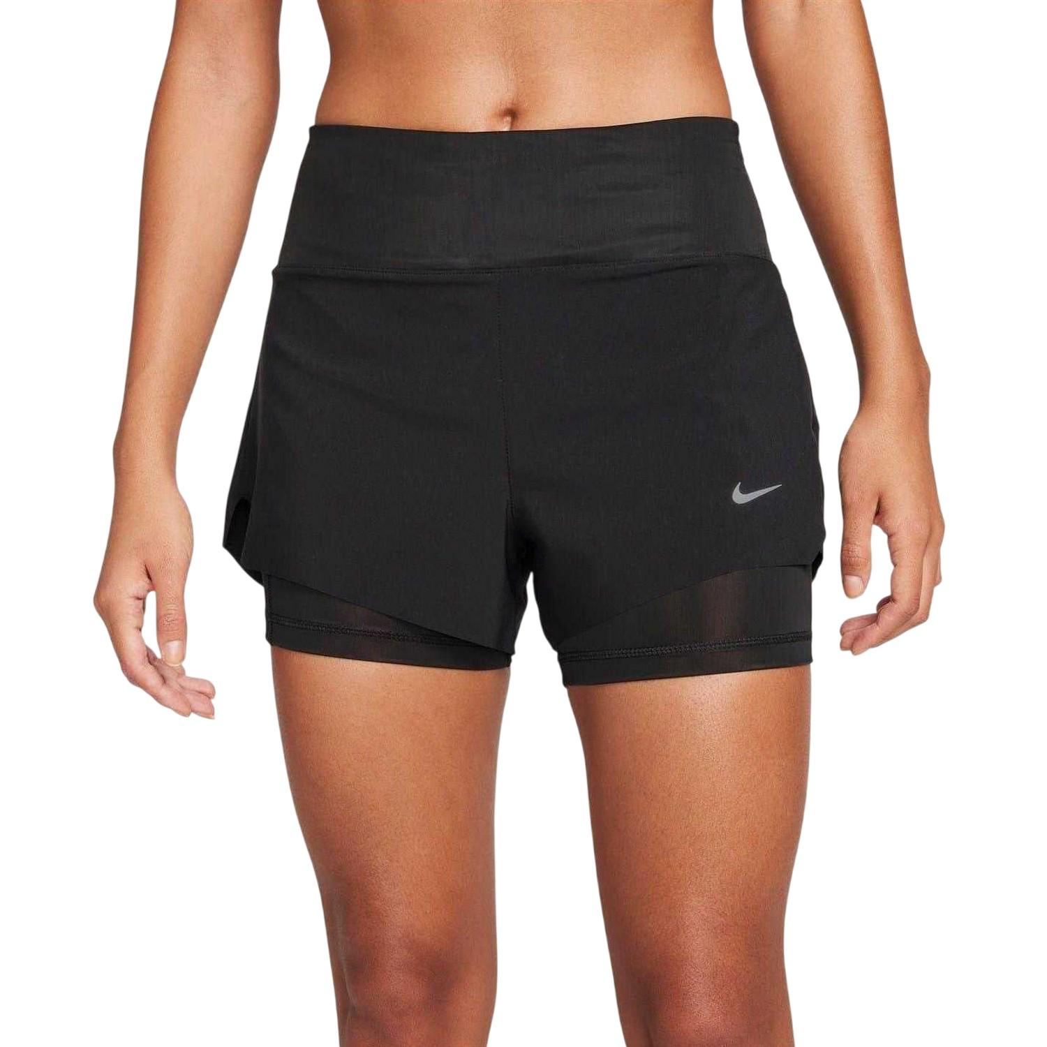 Nike - "FIT Swift" Laufshorts für Damen (Schwarz)