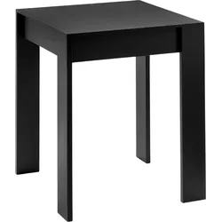 Malé Beistelltisch 56 x 56 cm, schwarz, Buchenholz