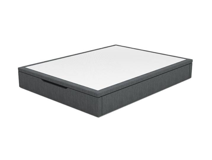 Lit coffre Ecrin Gris Foncé - Basika