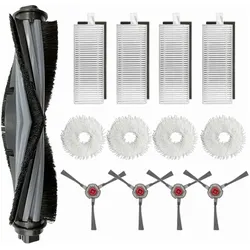 Roboparts Zubehör Set für Yeedi Mop Station Roboterstaubsauger, Staubsauger Roboter Zubehör, Mehrfarbig