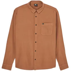 QUIKSILVER MOTHERFLY SOLID Hemd 2027 rawhide - XL