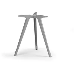 Tischgestell ZEN, 690 x 725 mm, grau-silber