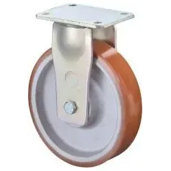 BS ROLLEN Bockrolle Poly auf Gussfelge 150mm