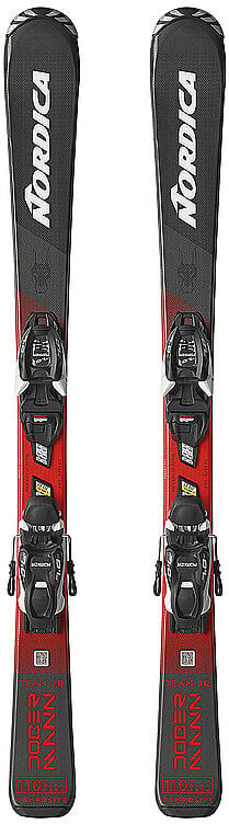 NORDICA  Kinderski Set Team J R FDT (70-90) + JR 4.5 FDT  schwarz   80 B