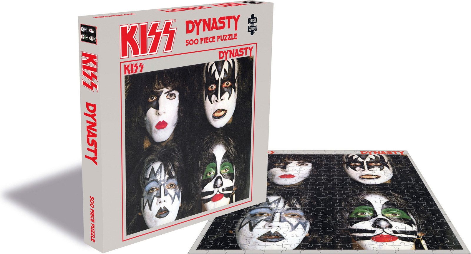 Kiss Rock Saws Puzzel Dynasty 500 stukjes van PHD Merchandise