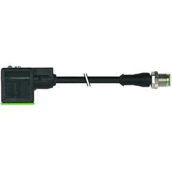 Murr Elektronik M12 Stecker, Elektronikkabel + Stecker, Schwarz