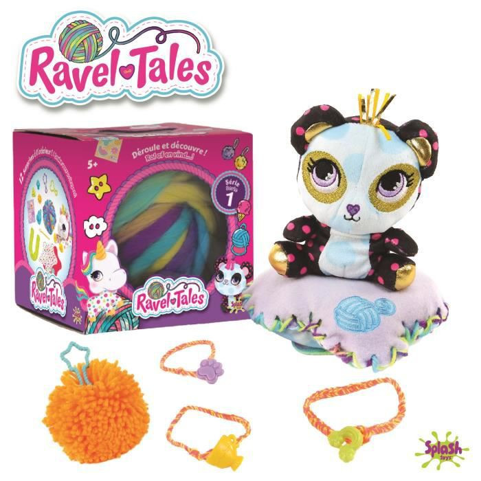 Ravel Tales Wolbollen en pluche materialen met accessoires - Willekeurig model