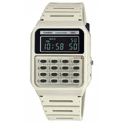 Casio CA-53WB-8BEF Digitaluhr mit Taschenrechner Vintage Edgy Beige