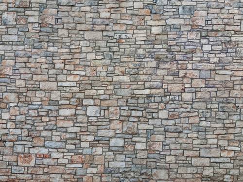 NOCH 0056640 Universell 3D-Kartonplatte Bruchsteinmauer