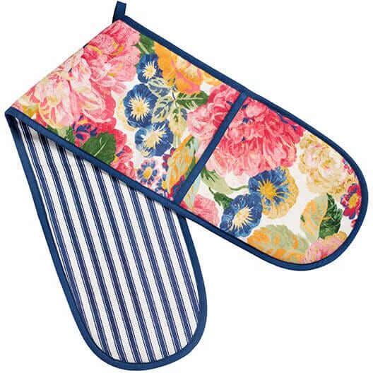 Sanderson Very Rose & Peony Double Oven Glove
