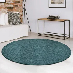 Karat Teppich London   Grün 95   Rund