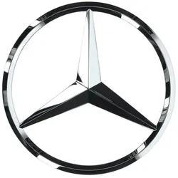 Mercedes-Benz Stern Heckklappe ML W166 silber A1668170016