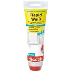 Ausbesserungsfarbe Rapid Weiß, lösungsmittelfrei, 250 ml