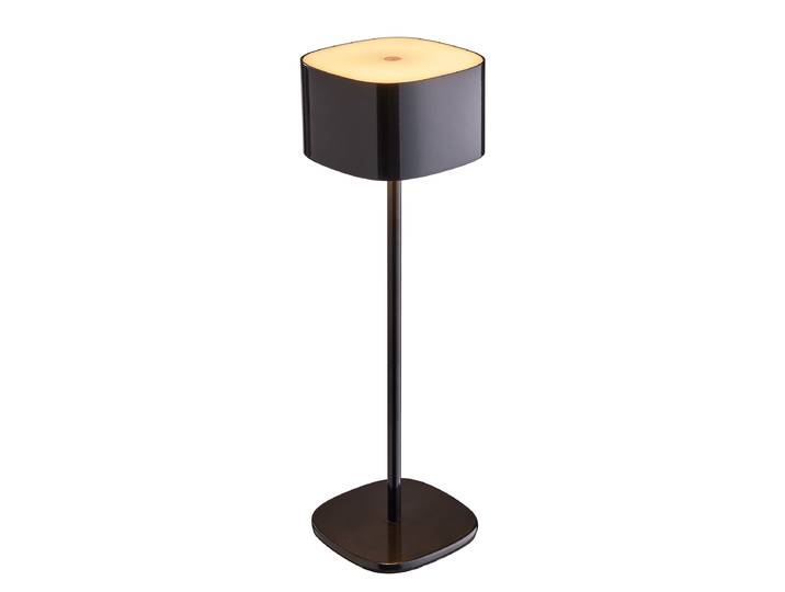 LED Tischleuchte MIRAGE 8 x 26 x 8cm Schwarz/Schwarz