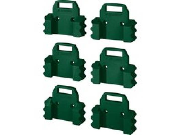PARKSIDE® Kit de supports muraux pour batteries ou support mural pour visseuse sans fil (support individuel 6 pcs)