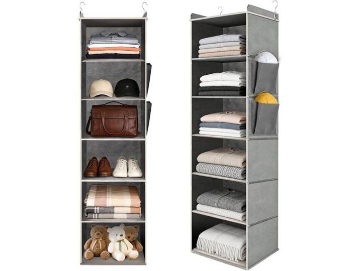 Hanging Shelf Foldable Fabric Hanging Storage