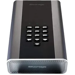 iStorage diskAshur DT2 (1 TB), Externe Festplatte, Schwarz
