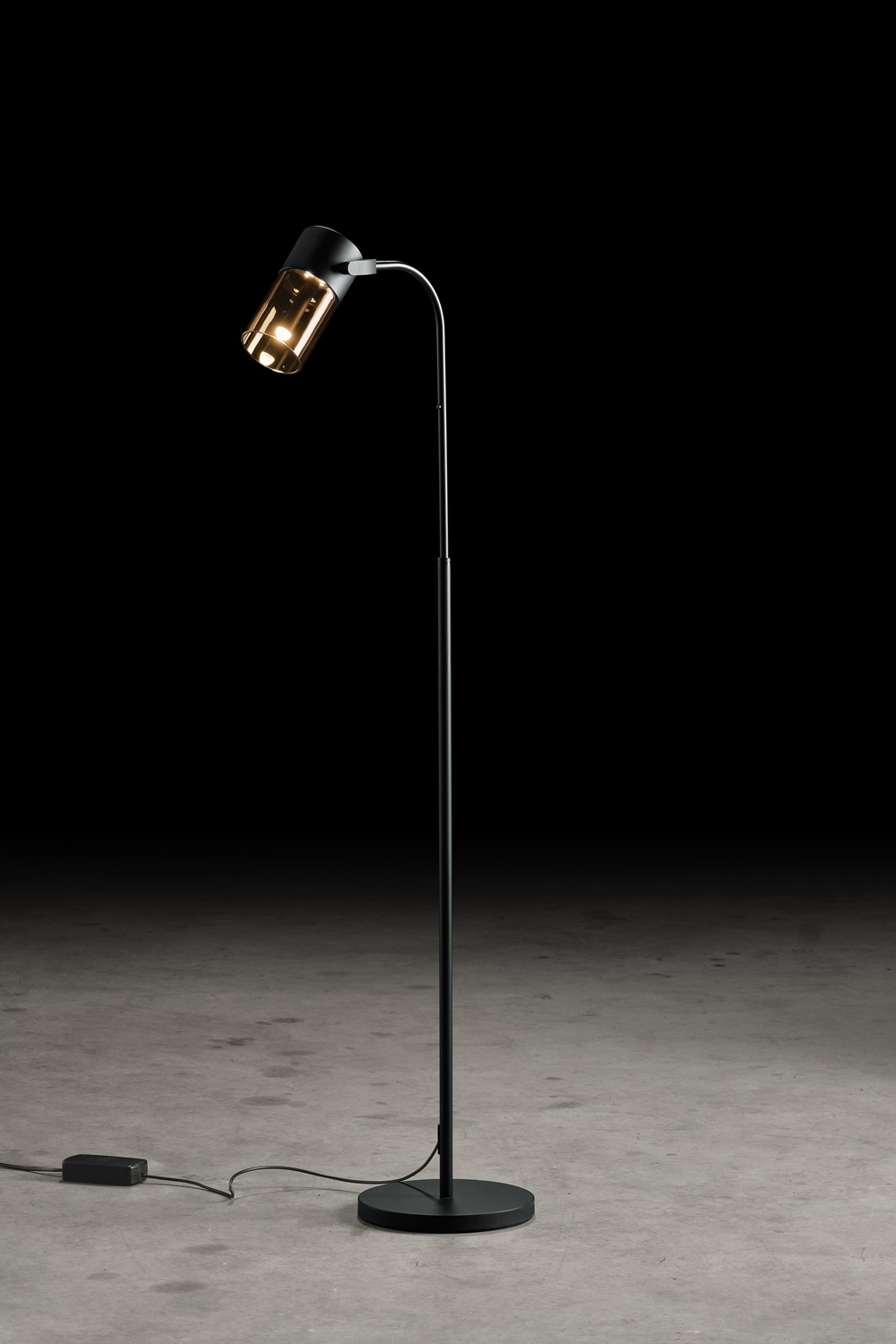 Holtkötter SCHWARZ LED-Leseleuchte AURA 2020-1-55 4251322751316
