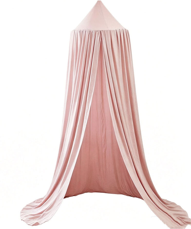 Fairmont Park Kids Bed Canopy Round Dome 240cm Canopy for Princess Girls Mosquito Net Pink 240cm H x 400cm W