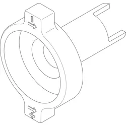 BOSCH Ersatzteil TTNR: 87185436230 Ventilgriff blau everp