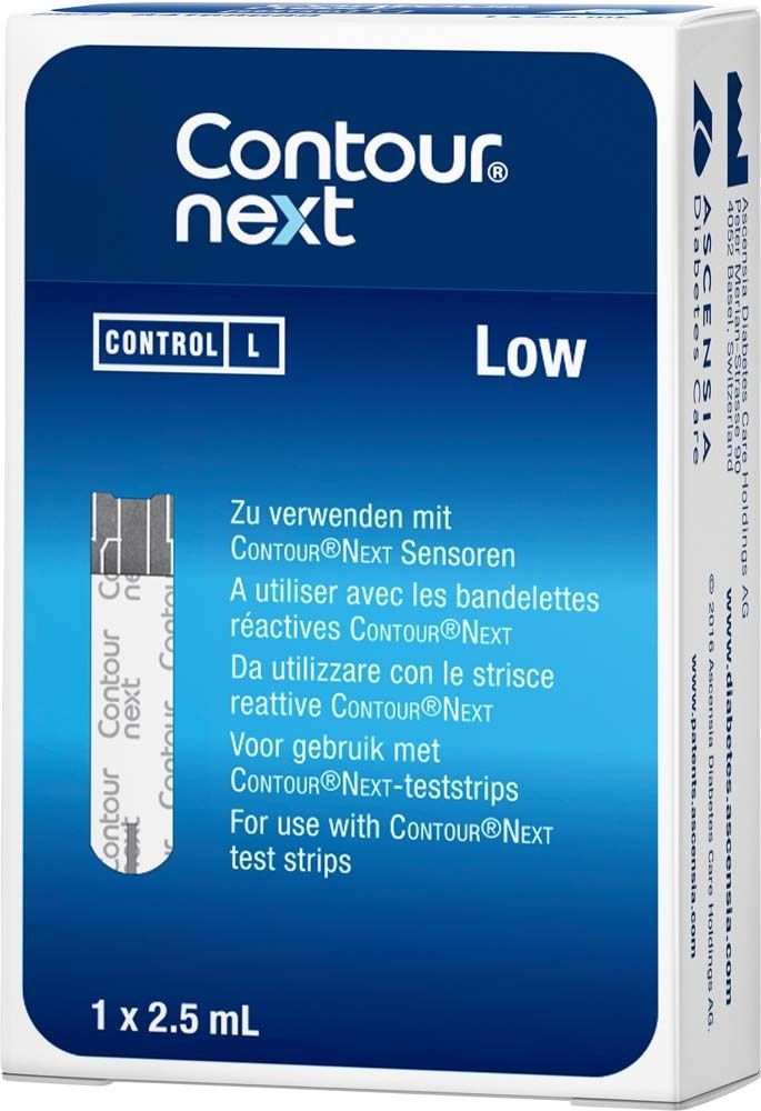 Contour Next Kontrolllösung niedrig 1 St Lösung