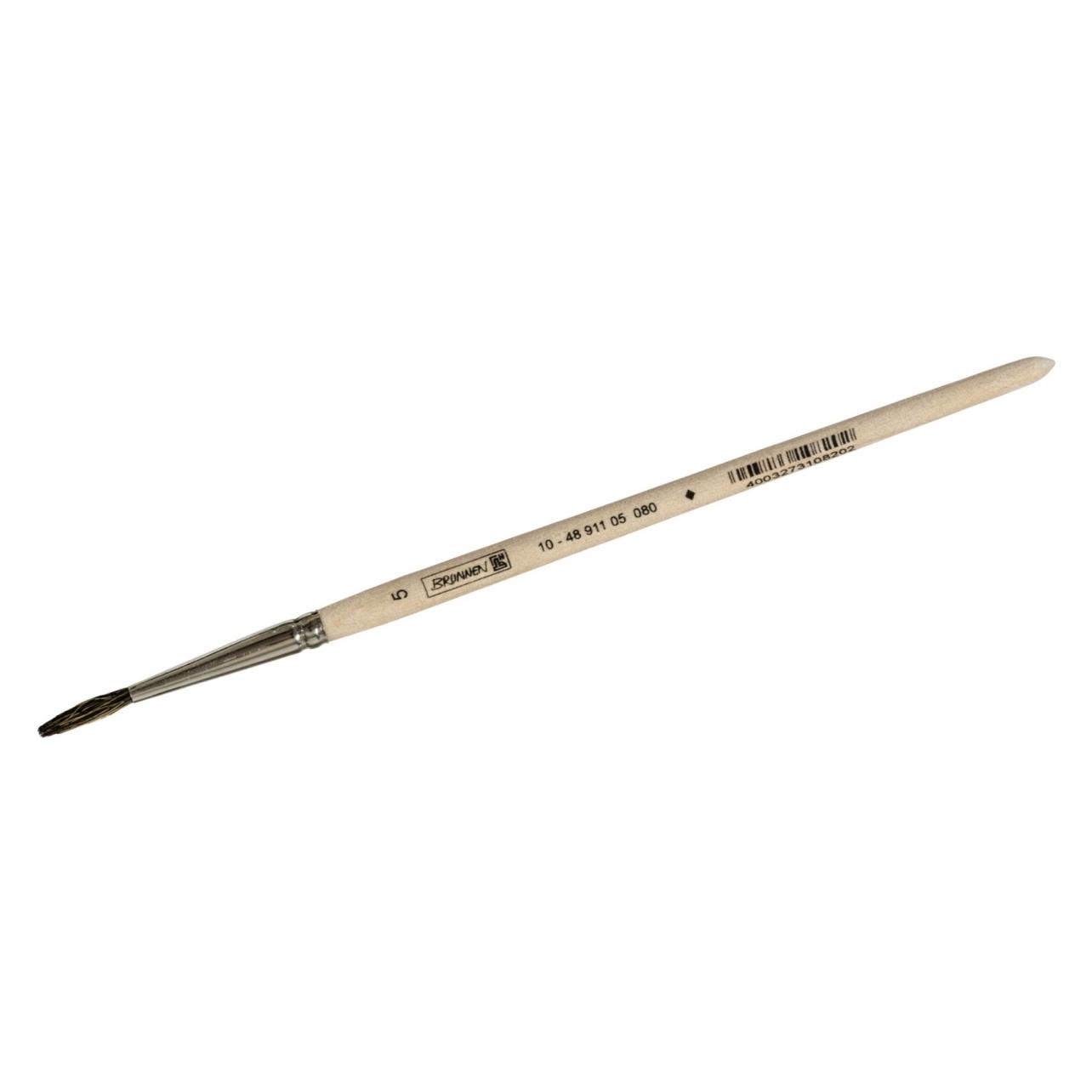 Brunnen Feinhaarpinsel Schule Holz 5 (104891105)