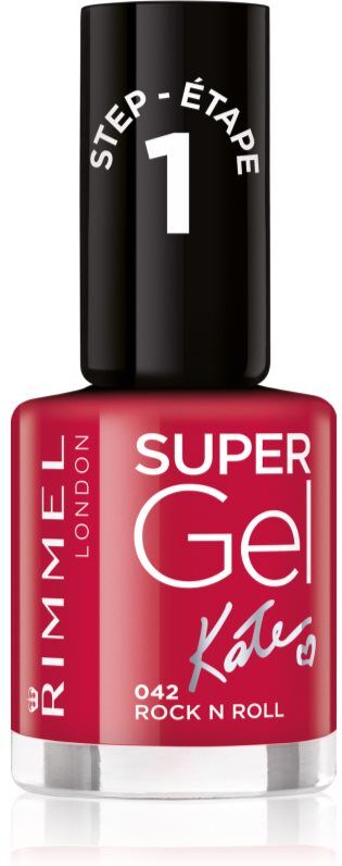 Rimmel Super Gel By Kate vernis à ongles gel sans lampe UV/LED teinte 042 Rock n Roll 12 ml