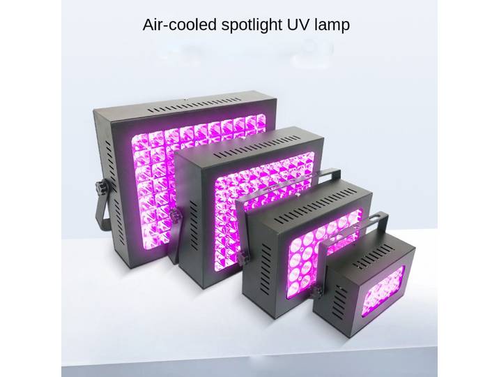Lampe de polymérisation UV refroidie à l'air, projecteur LED Portable haute intensité pour résine adhésive, encre, huile verte, 365nm, 395nm, 405nm