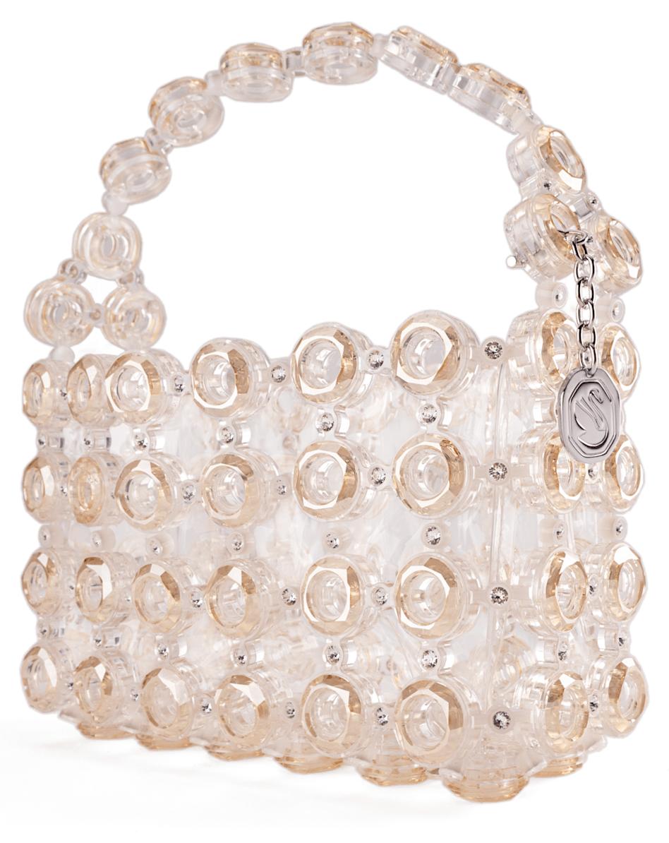 Swarovski Tasche, Gelb, Goldlegierungsschicht 5625817