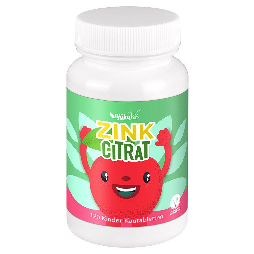 Zinkcitrat Kinder Kautabletten vegan 120 St