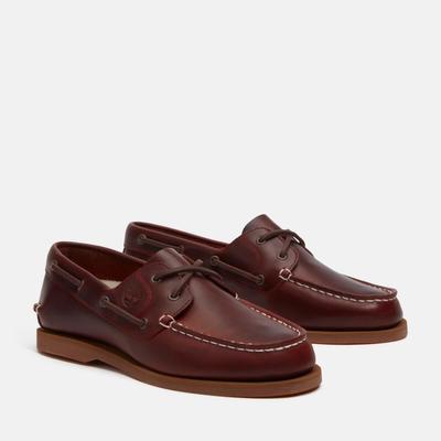 Bootsschuh TIMBERLAND "CLASSIC BOAT - BOAT SHOE", Damen, Gr. 36, braun (bur f grain), Leder, Schuhe Bootsschuh, Classic Bootsschuh aus Timberland Premium Leder