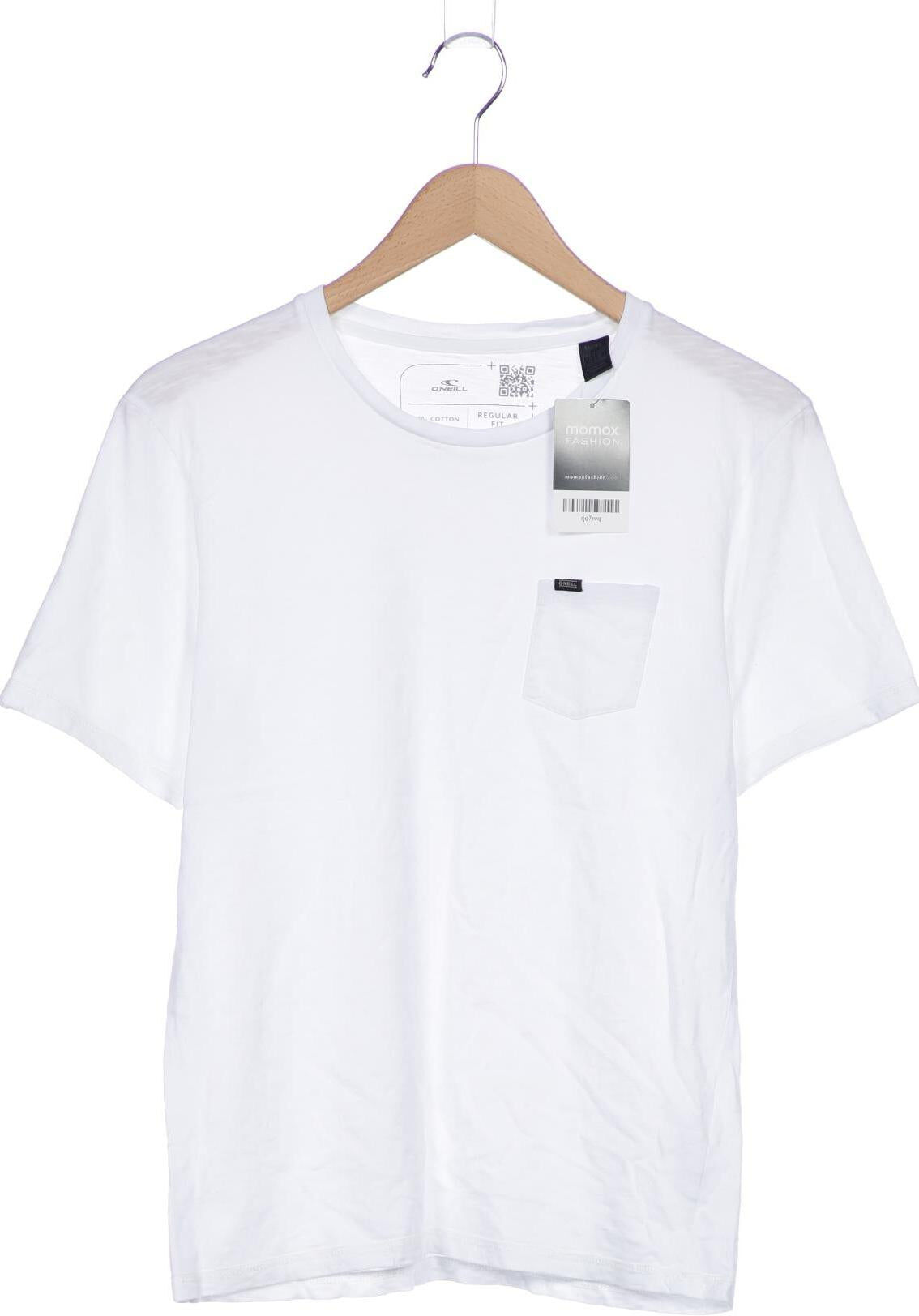 O Neill Herren T-Shirt, Weiß, Gr. XS, Baumwolle - Second Hand