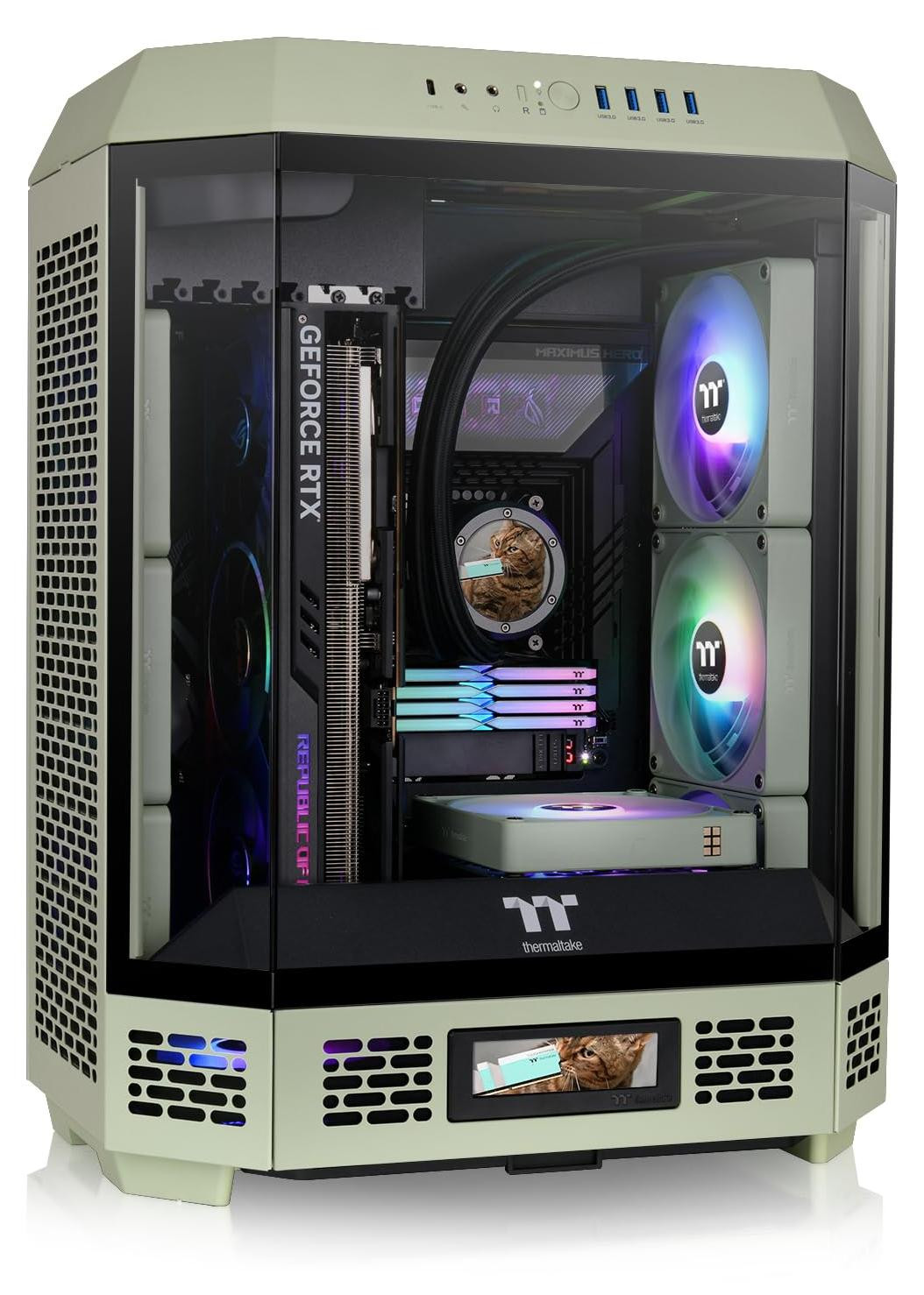 Thermaltake The Tower 600 Mid-tower behuizing met gehard glas zijpaneel