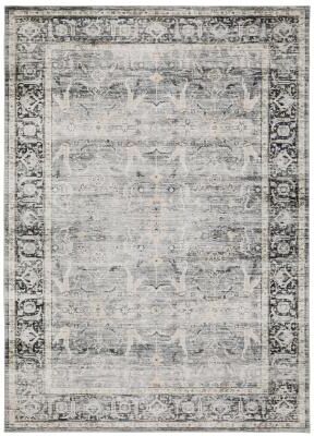 Vista Home Clarissa Washable Bordered Oriental Indoor Area Rug Mat