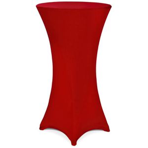 Deuba Tischhusse elastisch, Ø 60 cm, für Stehtische bis 120 cm Höhe, bordeaux