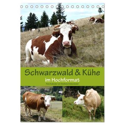 Schwarzwald und Kühe im Hochformat (Tischkalender 2027 DIN A5 hoch), CALVENDO Monatskalender