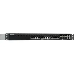 QNAP QSW-M5218P-6F12T (18 Ports), Netzwerk Switch, Schwarz