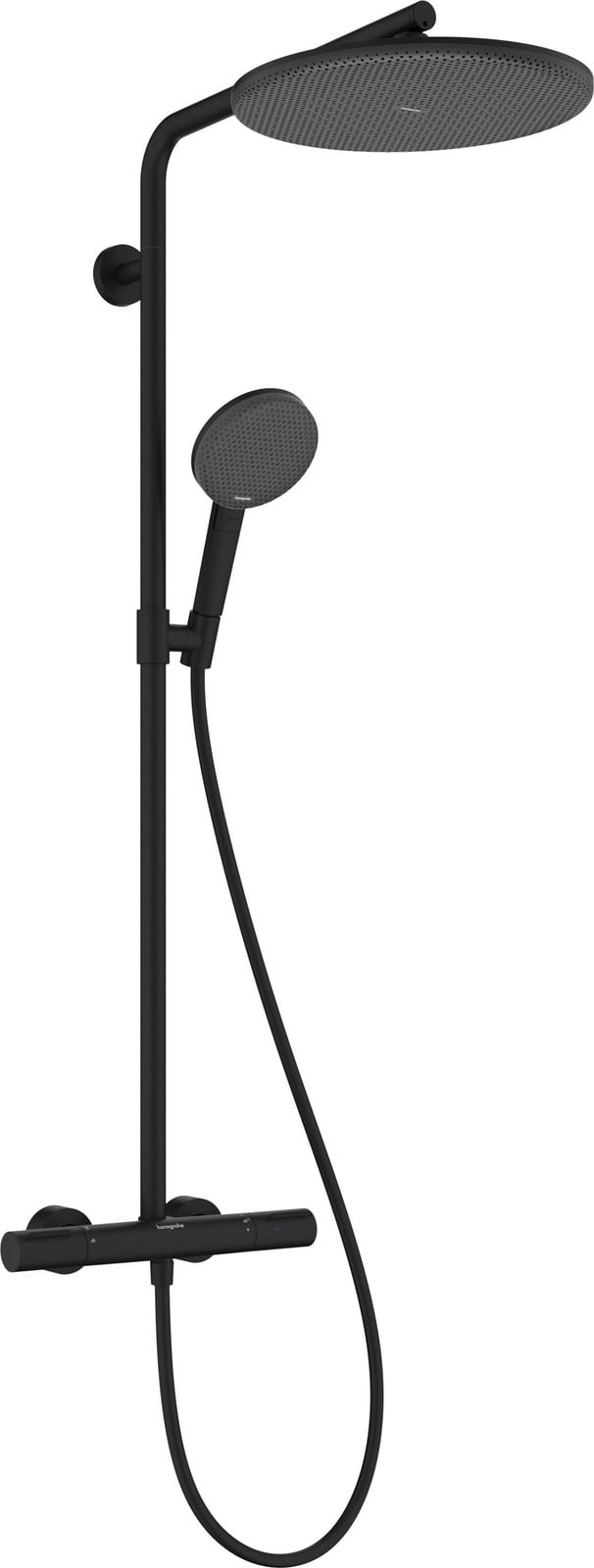 Hansgrohe Raindance Alive S Puro douchekolom 300, 1 straal, met Ecostat Element, matzwart