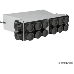Wolf Luftverteiler DN 125 für CWL-F-150 2x10 Stutzen DN 75/63