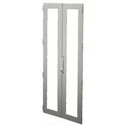Rittal TS Stahlblechsichttür DK 7824280 vertikal geteilt, Serverschrank Zubehör, Grau