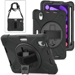 eSTUFF Defender Case (Apple iPad mini 2021), Tablet Hülle, Schwarz